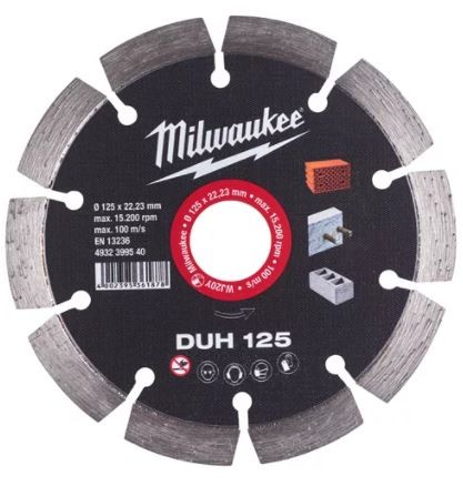 Disque matériaux durs DUH125